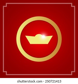 Chinese new year background vector design  