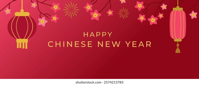 Chinese new year background. Vector illustration.