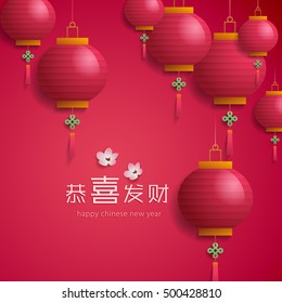  Antecedentes chinos del año nuevo. Palabras chinas - Gong xi fa cai - Felicitaciones por conseguir más riqueza.