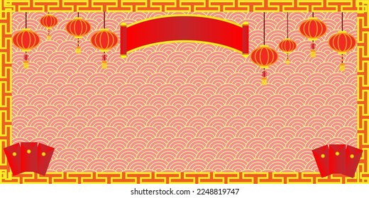 chinese new year background,cartoon illustration