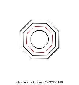 Chinese new year, bagua icon. Can be used for web, logo, mobile app, UI, UX