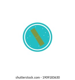 chinese new year bamboo icon vector illustration