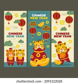 Chinese new year banner set