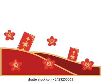 Chinese New Year Border Frame Background