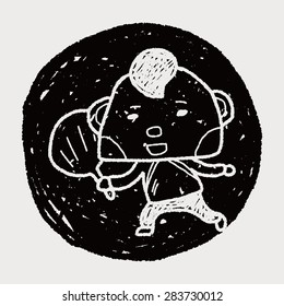 Chinese New Year; Chinese New Year boy doodle