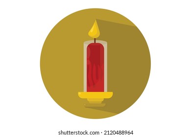 Chinese New Year Candle Icon
