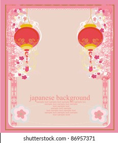 Chinese New Year card, vector