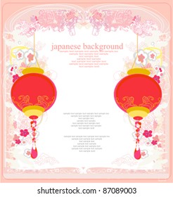 Chinese New Year card, vector