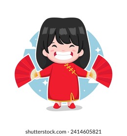 chinese new year cartoon illustration