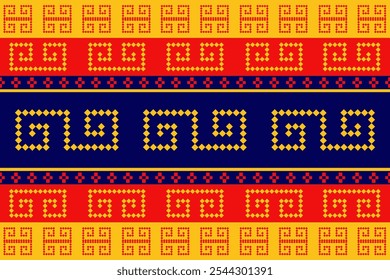 Chinese New Year celebration. China costume fortune carnival colorful.
design,perfect for festive decorations, vintage designs, and holiday-themed textiles,Traditional ethnic, geometric, ethnic,cultur