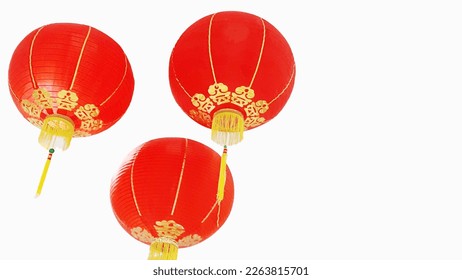 Chinese New Year celebration ornament for greeting card.