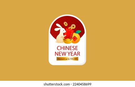 Chinese New Year celebration  Sale banner