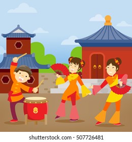 Chinese new year celebrations