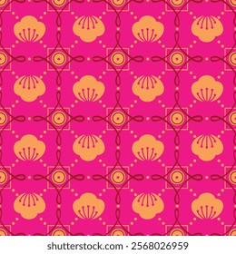 Chinese New Year cloth pattern pink