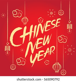 The Chinese New Year Color Background
