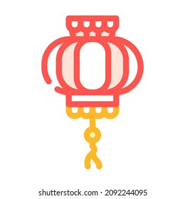 chinese new year color icon vector. chinese new year sign. isolated symbol illustration