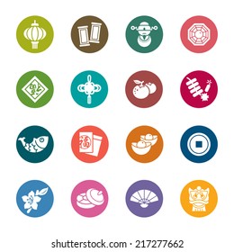 Chinese New Year Color Icons