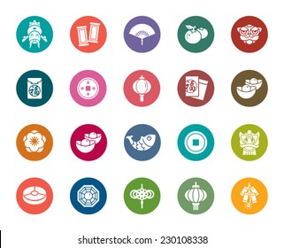 Chinese New Year Color Icons