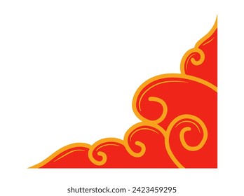 Chinese New Year Corner Border Background