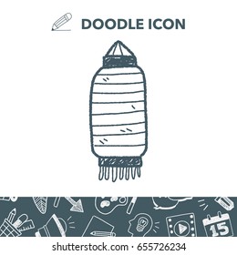 Chinese New Year; decorative lantern doodle