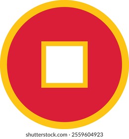 Chinese New Year Element on White Background. Flat Vector Illustration