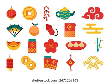 Chinese New Year Element Set