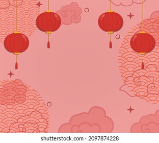 Chinese New Year Festive Background Vector Design can be used as a banner, greeting card, poster, books, stickers, background relating to Chinese new year any many more