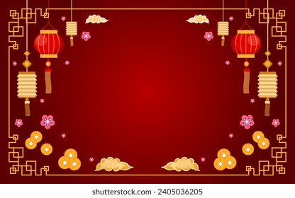 Chinese New Year Festivity Background