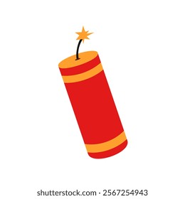 Chinese New Year firework vector illustration elements design, individual vector element design,  vector eps