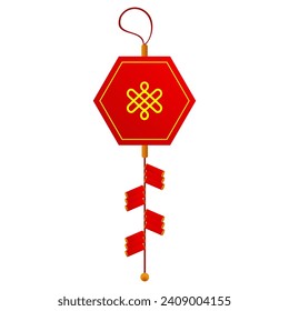 Chinese new year fireworks, vector art