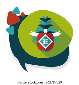 Chinese new year flat icon