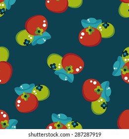 Chinese New Year flat icon, eps10, Chinese luck seamless pattern background