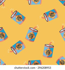 Chinese New Year flat icon, eps10, word Fu, Chinese festival cou seamless pattern background