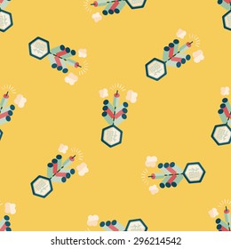 Chinese New Year flat icon, eps10, word Fu, Chinese festival cou seamless pattern background