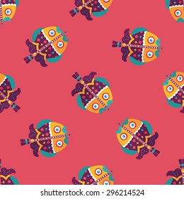 Chinese New Year flat icon,eps, Chinese fish lu seamless pattern background