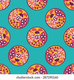 Chinese New Year flat icon,eps10, Chinese desse seamless pattern background