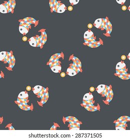 Chinese New Year flat icon,eps10, Chinese decor seamless pattern background