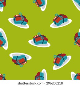 Chinese New Year flat icon,eps10, Chinese cuisi seamless pattern background