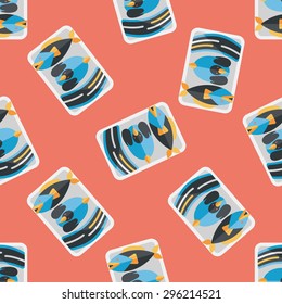 Chinese New Year flat icon,eps10, Worship offer seamless pattern background