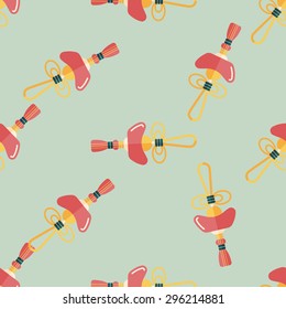 Chinese New Year flat icon,eps10, Gold ingot lu seamless pattern background