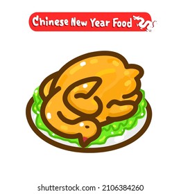 Chinese New Year Food Vector.