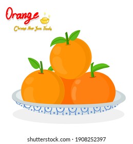 Chinese new year foods "Orange"