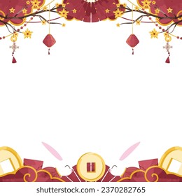 Chinese New Year Frame Background