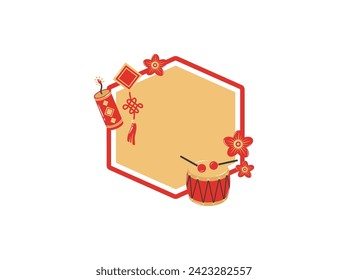 Chinese New Year Frame Background