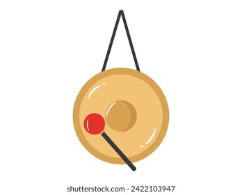 Chinese New Year Gong Illustration