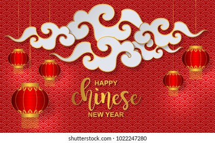 chinese new year graphic and background.