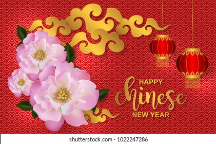 chinese new year graphic and background.