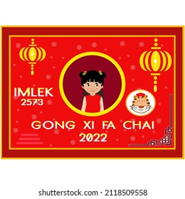 Chinese New Year greetings, gong xi fa chai, well recommended for baner, templates, brochures, graphic design