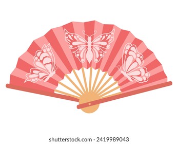 Chinese New Year Hand Fan Decoration