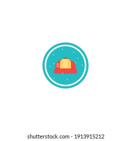 chinese new year hat icon fill